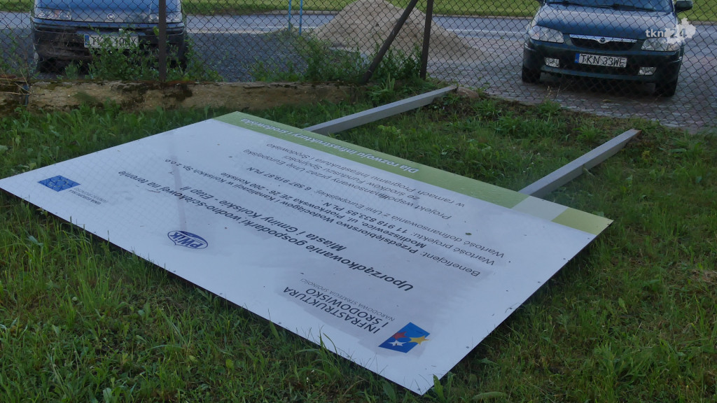 WIDEO: Nawałnica przeszła przez Końskie. Straty są ogromne