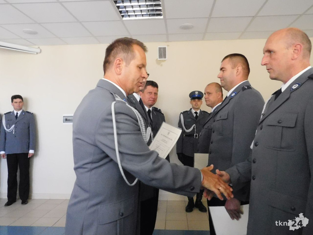 Koneccy policjanci świętowali wspólnie z Komendantem Wojewódzkim [wideo, zdjęcia]