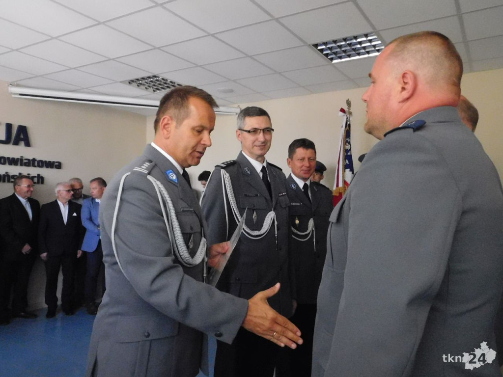 Koneccy policjanci świętowali wspólnie z Komendantem Wojewódzkim [wideo, zdjęcia]