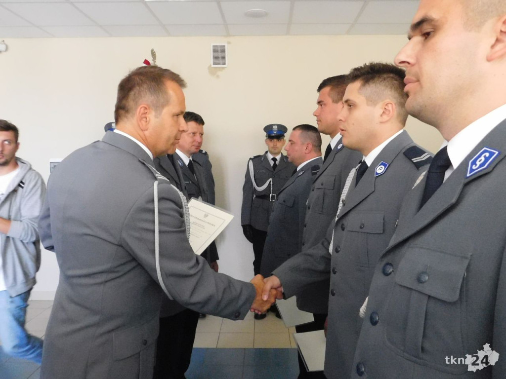 Koneccy policjanci świętowali wspólnie z Komendantem Wojewódzkim [wideo, zdjęcia]