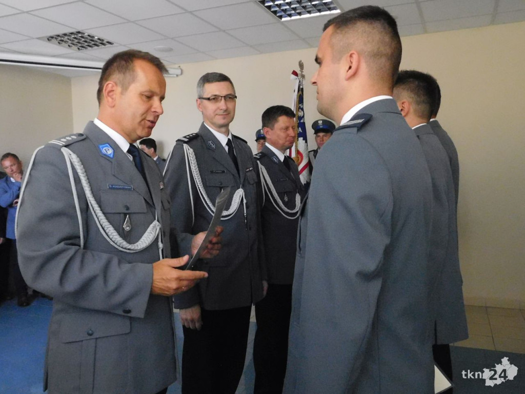 Koneccy policjanci świętowali wspólnie z Komendantem Wojewódzkim [wideo, zdjęcia]