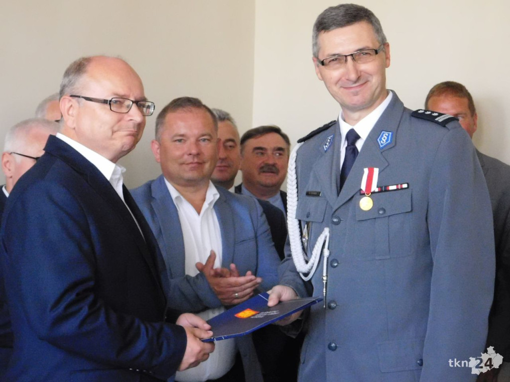 Koneccy policjanci świętowali wspólnie z Komendantem Wojewódzkim [wideo, zdjęcia]