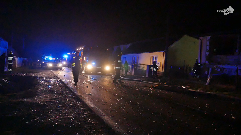 Wideo: Dramat w Modliszewicach. Wybuch gazu w domu. Są poszkodowani
