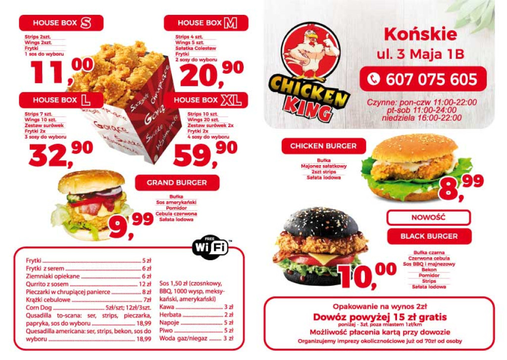 Chicken King z nowym menu czeka na gości [zdjęcia]