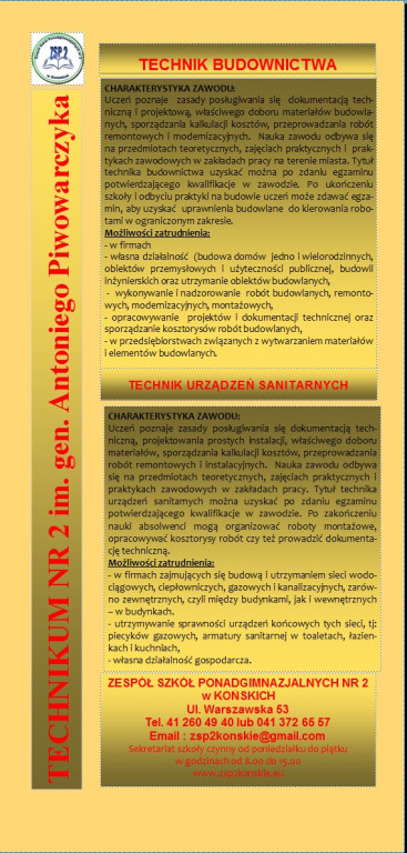 Oferta edukacyjna ZSP nr 2 w Końskich [wideo, zdjęcia]