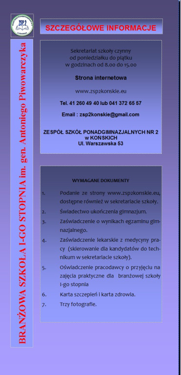 Oferta edukacyjna ZSP nr 2 w Końskich [wideo, zdjęcia]