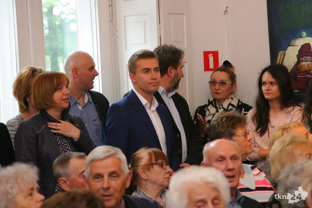 Katarzyna Gärtner otworzyła wystawę w koneckiej bibliotece [wideo, zdjęcia]