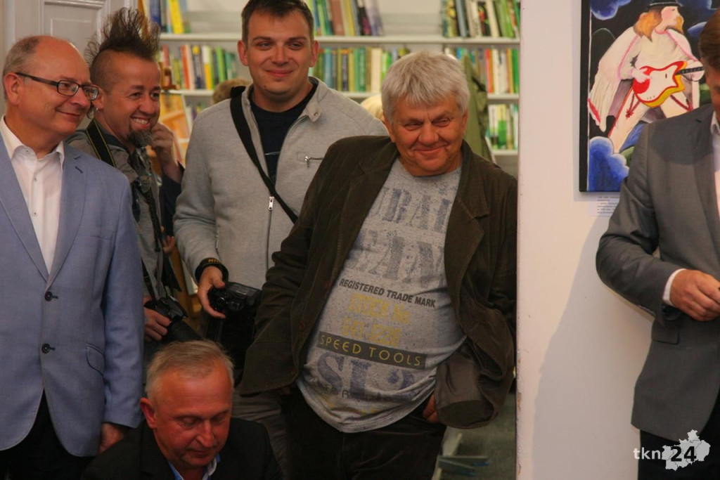 Katarzyna Gärtner otworzyła wystawę w koneckiej bibliotece [wideo, zdjęcia]
