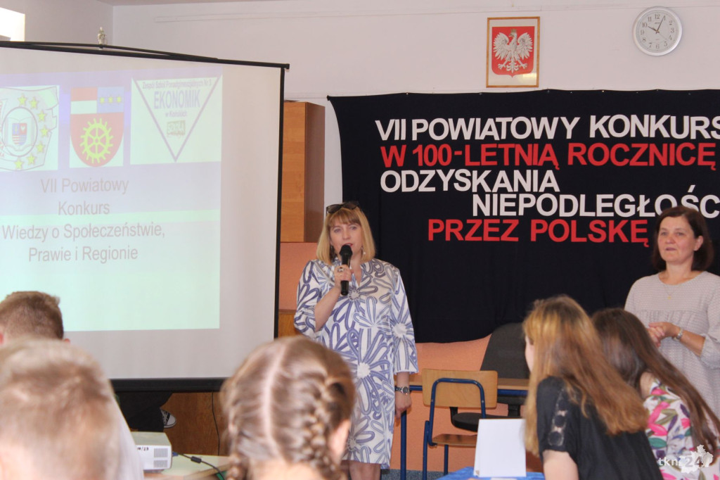 Konkursy Wiedzy o Społeczeństwie, Prawie i Regionie w Ekonomiku [wideo, zdjęcia]