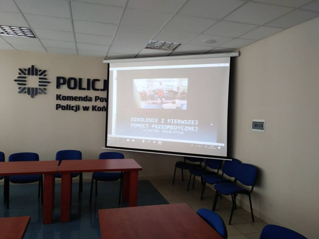 Policjanci z Sielpi przypomnieli sobie zasady pierwszej pomocy [zdjęcia]