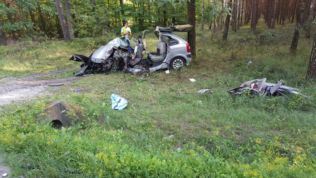 Śmierć kierowcy po wypadku na DK 74. Droga zablokowana