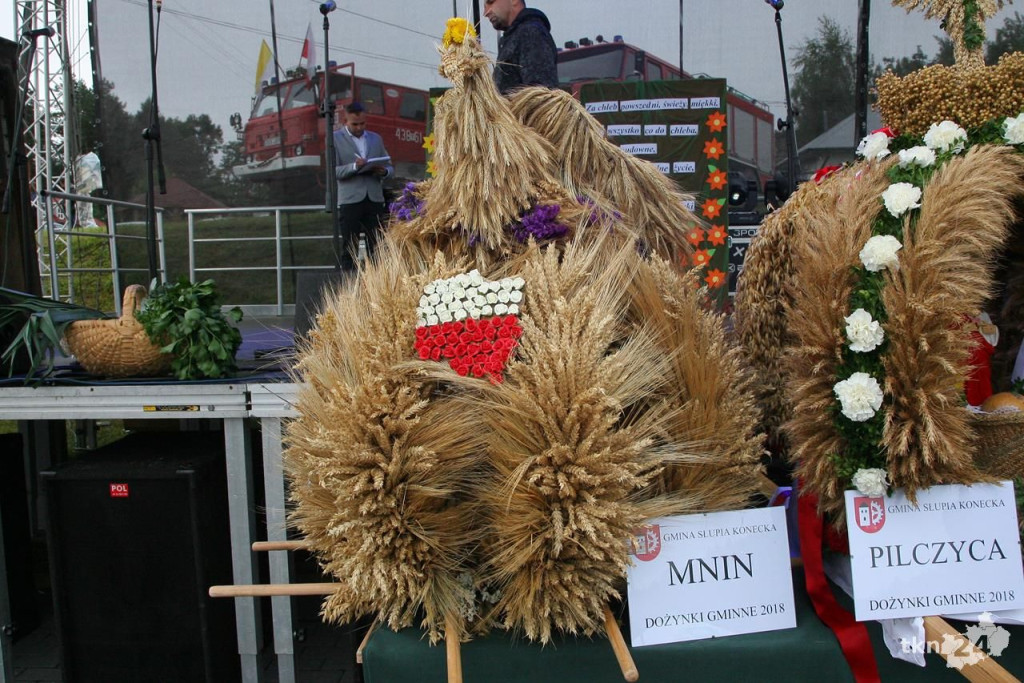 Deszczowe, ale radosne dożynki w Słupi Koneckiej [fotogaleria]