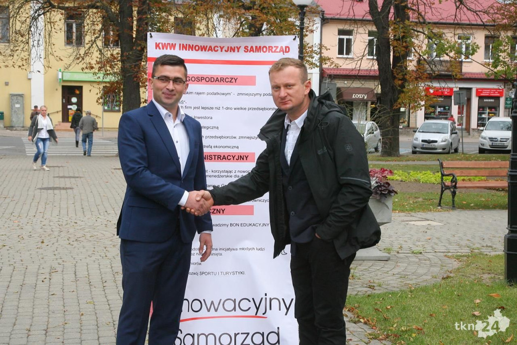 Piotr Liroy-Marzec w Końskich popierał lokalnych kandydatów [wideo, zdjęcia]