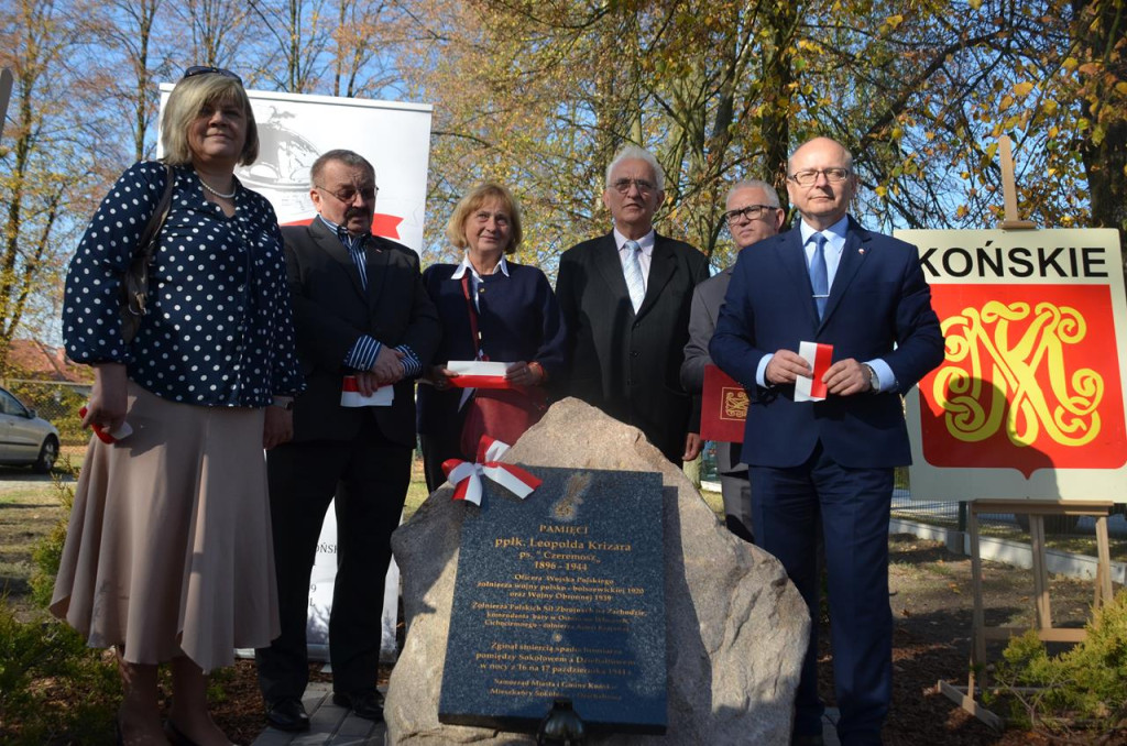 Upamiętniono ppłk. Leopolda Krizara [zdjęcia]