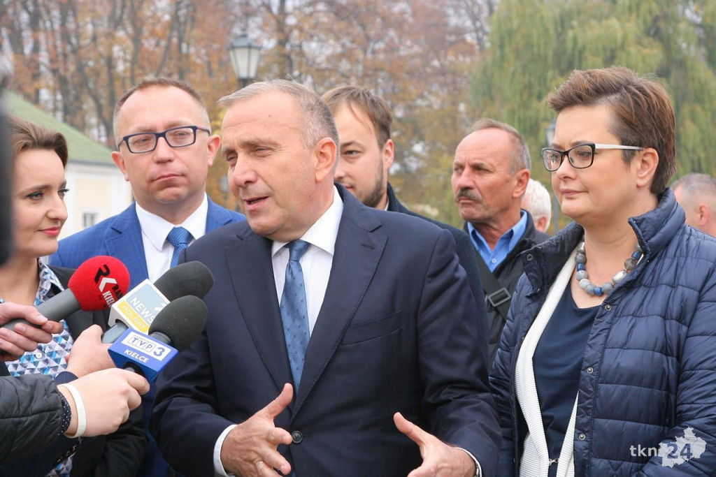 Liderzy Koalicji Obywatelskiej poparli Cichockiego i Banasika w Końskich [wideo, zdjęcia]