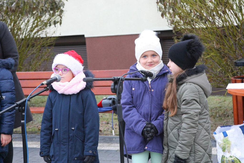 Relacja wideo: Iluminacja choinki w Stąporkowie