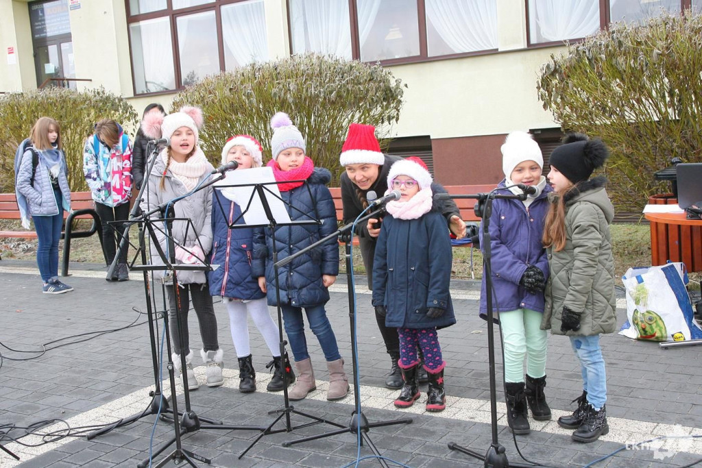 Relacja wideo: Iluminacja choinki w Stąporkowie