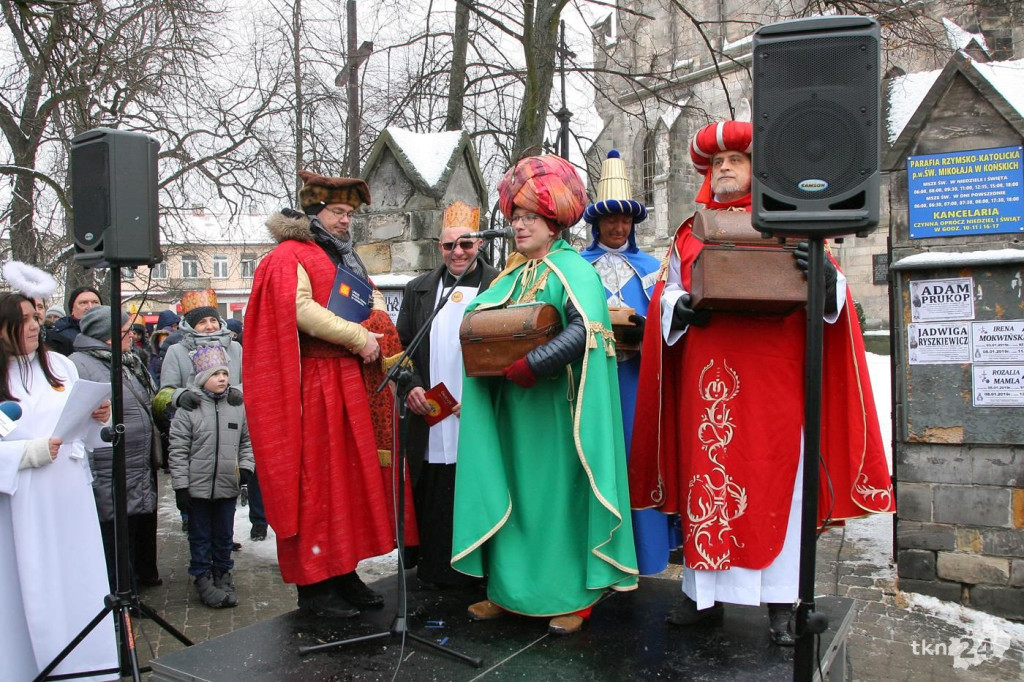 Relacja wideo: Orszak Trzech Króli 2019 w Końskich