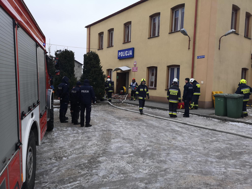 Strażackie ćwiczenia w komendzie i na lodowisku [zdjęcia]