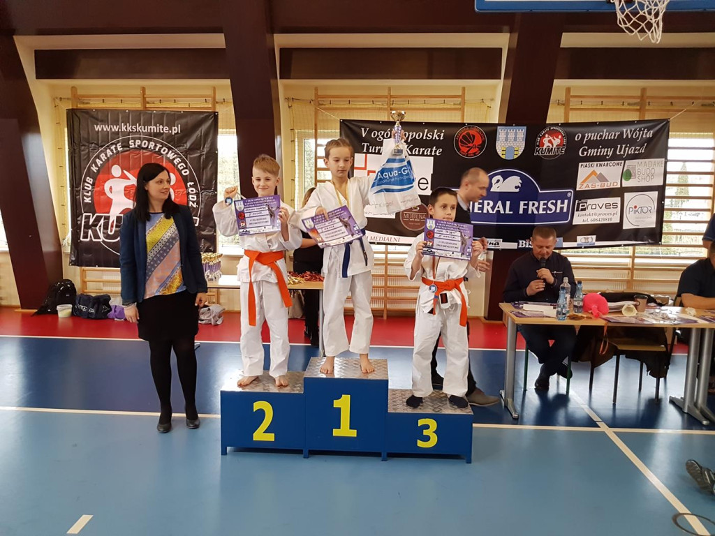 7 medali dla karateków z Niekłania Wielkiego w Ujeździe [zdjęcia]