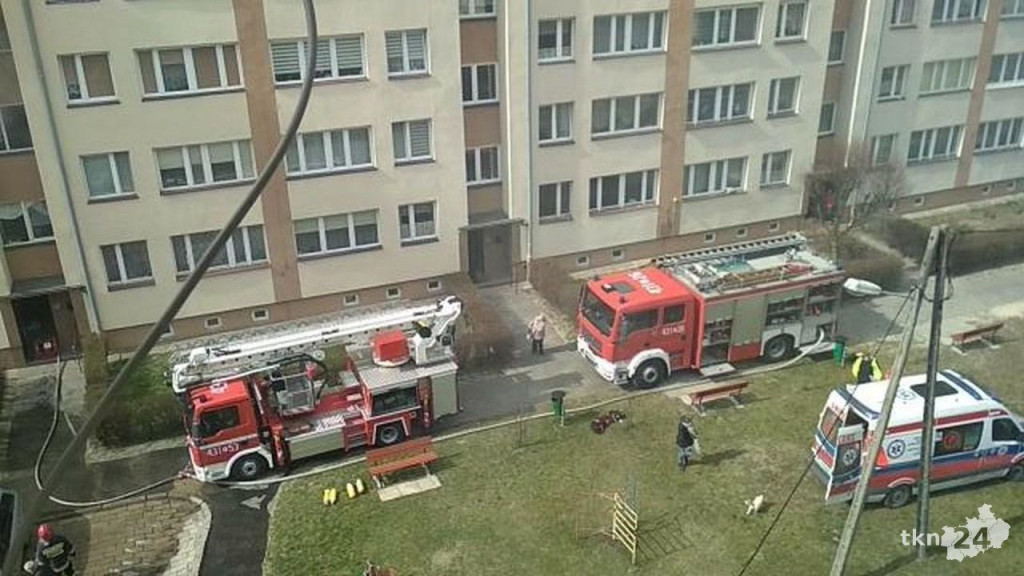 Końskie: Pożar mieszkania przy ulicy Polnej! [wideo, zdjęcia]