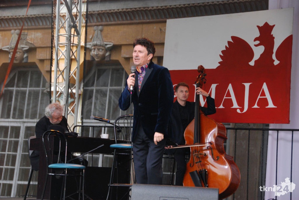 Jacek Wójcicki dał koncert w Końskich na zakończenie uroczystości 3 Maja [wideo, zdjęcia]