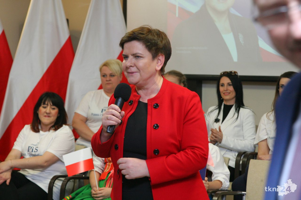 Relacja wideo: Spotkanie z Beatą Szydło w Końskich