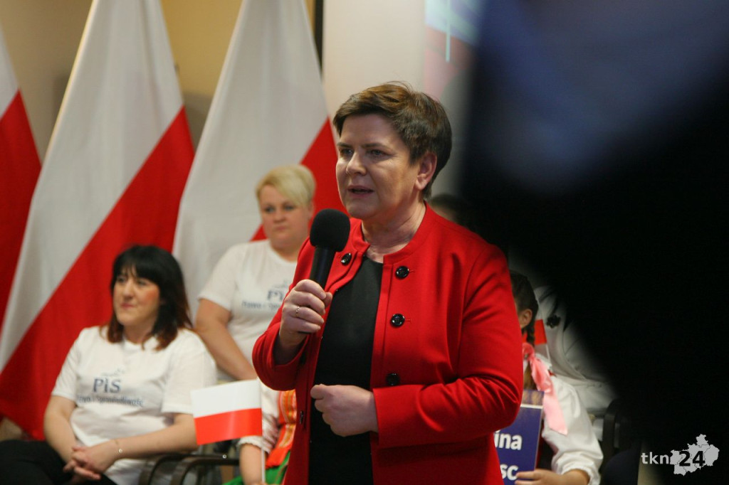 Relacja wideo: Spotkanie z Beatą Szydło w Końskich
