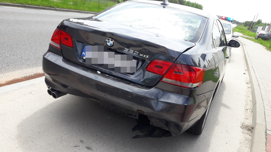 Zderzenie busa i dwóch samochodów osobowych w Wincentowie [zdjęcia]