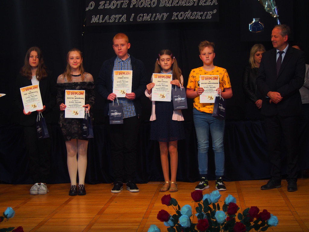 Aż pięciu laureatów konkursu o Złote Pióro Burmistrza Końskich! [wideo, zdjęcia]