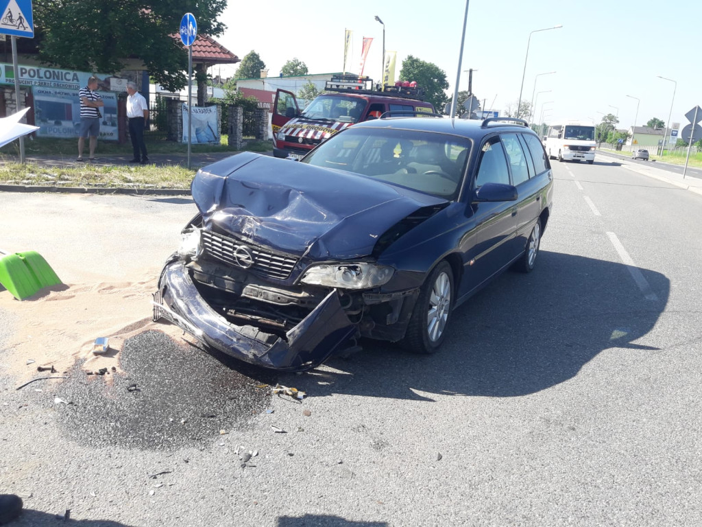 Kolizja na koneckiej obwodnicy [zdjęcia]