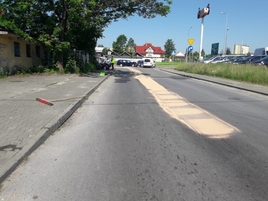 Kolizja na koneckiej obwodnicy [zdjęcia]