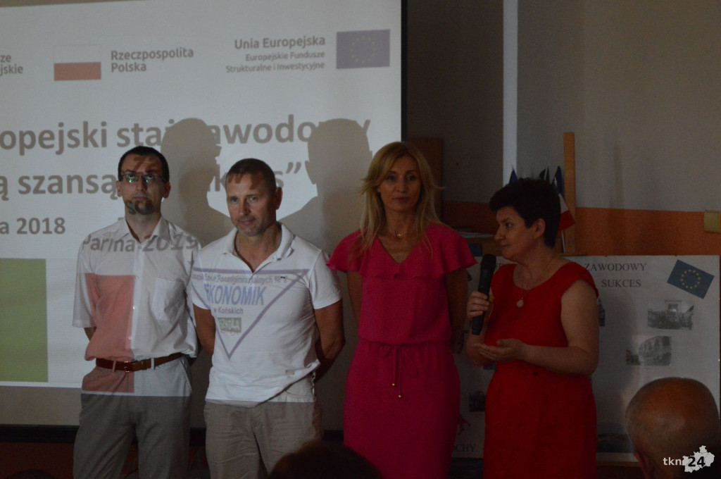 Europejski staż zawodowy sukcesem koneckiego `Ekonomika` [zdjęcia, wideo]
