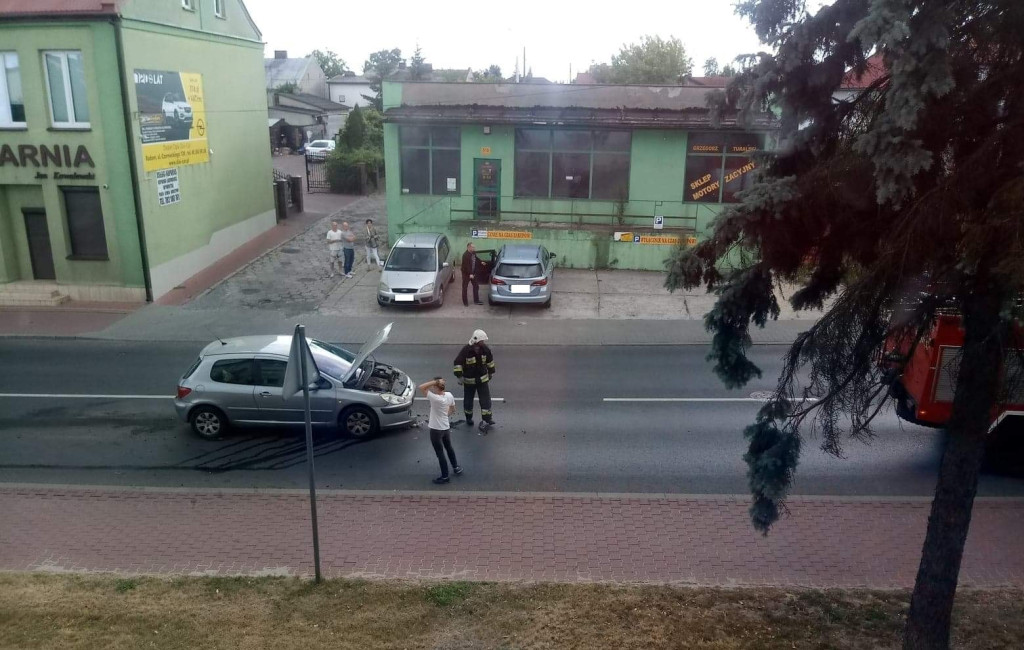 Kolizja na ulicy Krakowskiej w Końskich [zdjęcia]