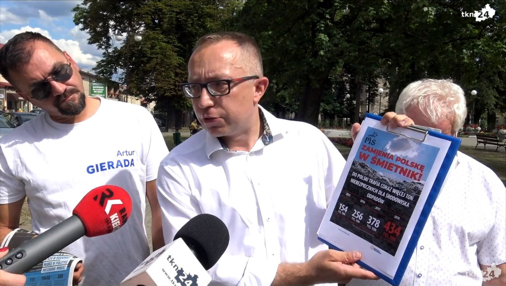 Gierada `Na luzie o polityce` w Końskich [wideo, zdjęcia]