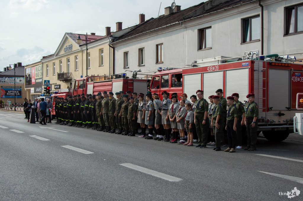 Końskie pamiętają o Powstańcach Warszawskich. Uczciliśmy Godzinę W [wideo, zdjęcia]