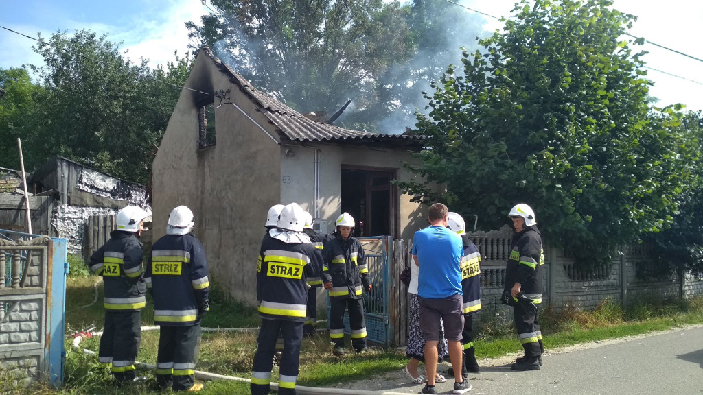 Śmierć stulatki w ogniu w Brodach Starych! [zdjęcia]