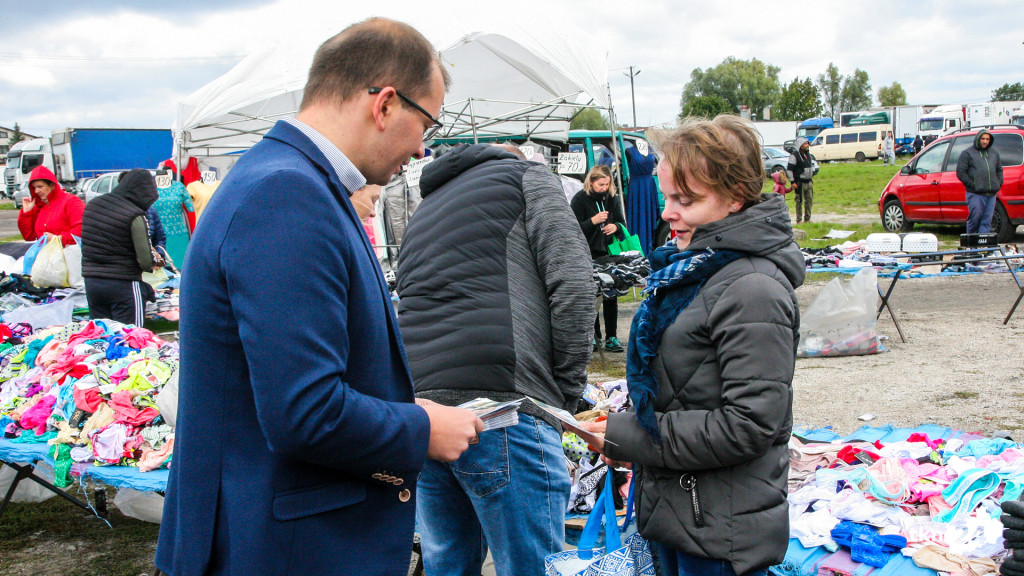 Radoszycki kandydat do Sejmu Michał Braun z kampanią wyborczą w naszym regionie [WIDEO]