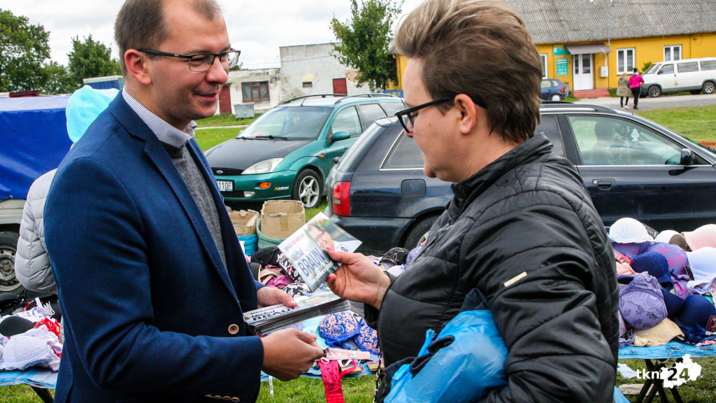 Radoszycki kandydat do Sejmu Michał Braun z kampanią wyborczą w naszym regionie [WIDEO]