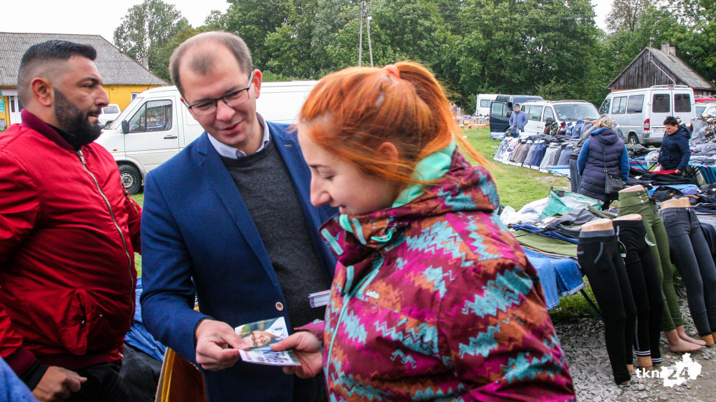 Radoszycki kandydat do Sejmu Michał Braun z kampanią wyborczą w naszym regionie [WIDEO]