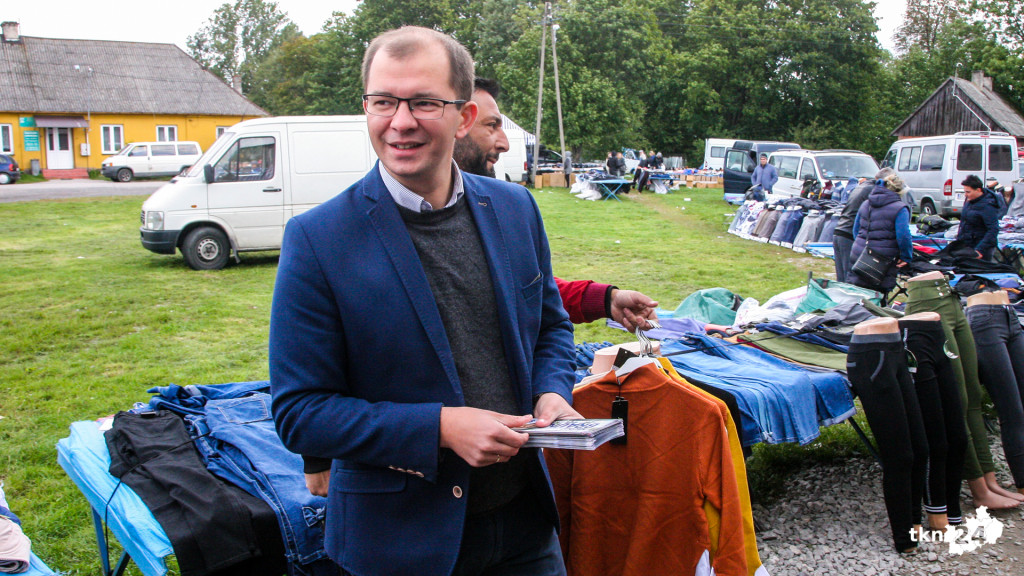 Radoszycki kandydat do Sejmu Michał Braun z kampanią wyborczą w naszym regionie [WIDEO]