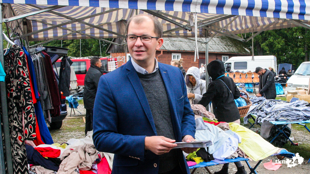 Radoszycki kandydat do Sejmu Michał Braun z kampanią wyborczą w naszym regionie [WIDEO]
