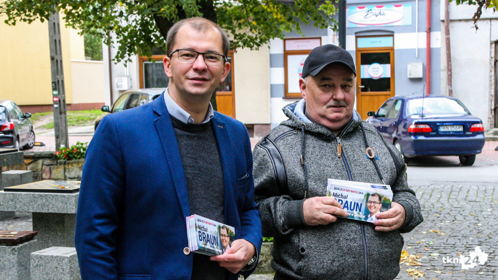 Radoszycki kandydat do Sejmu Michał Braun z kampanią wyborczą w naszym regionie [WIDEO]