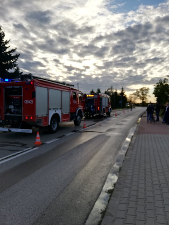 Płonęło poddasze domu w Radoszycach [zdjęcia]