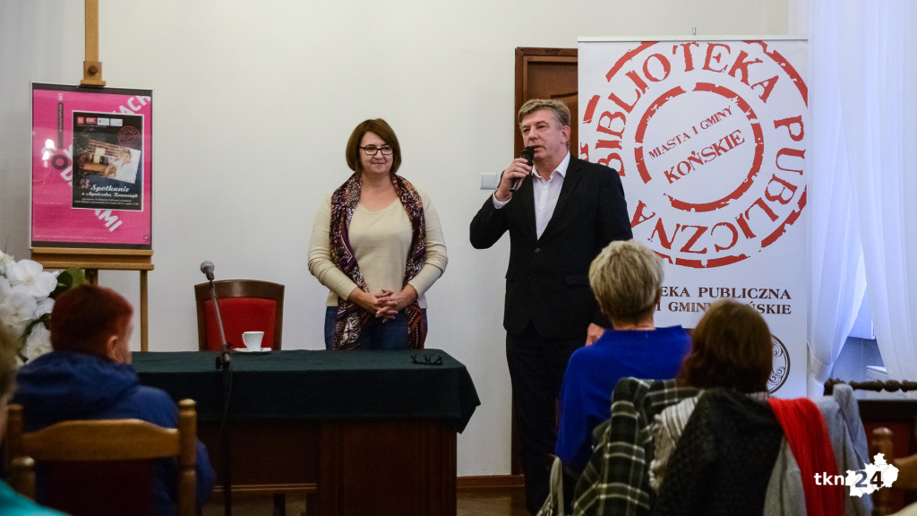 O literaturze z Agnieszką Krawczyk w Końskich [wideo, zdjęcia]