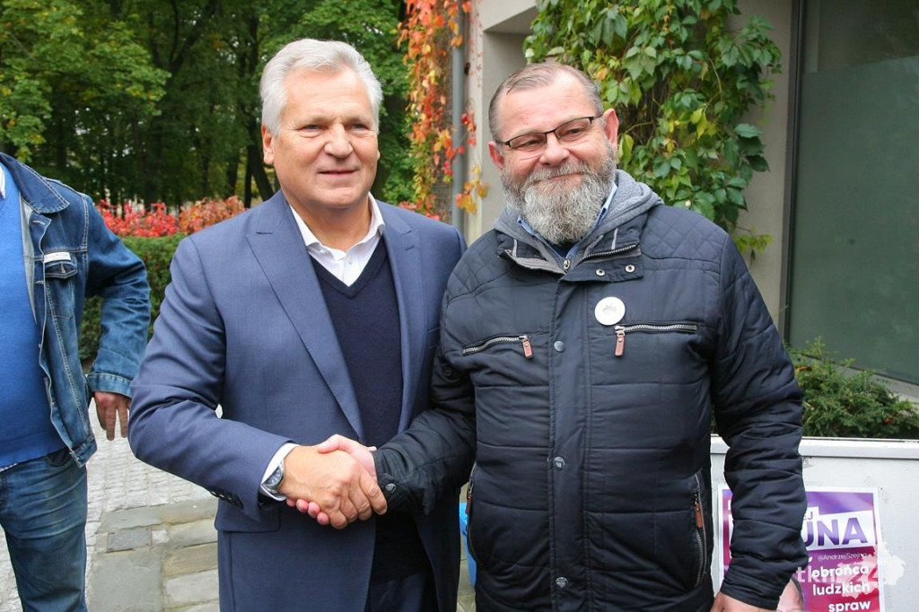 Dla Kwaśniewskiego Końskie to dobre miejsce! [wideo, zdjęcia]