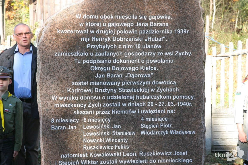 W 80 lat po wizycie Hubala w Zychach [wideo, zdjęcia]