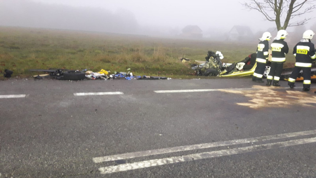Tragedia w Salacie. Jedna osoba zginęła w wypadku [zdjęcia]