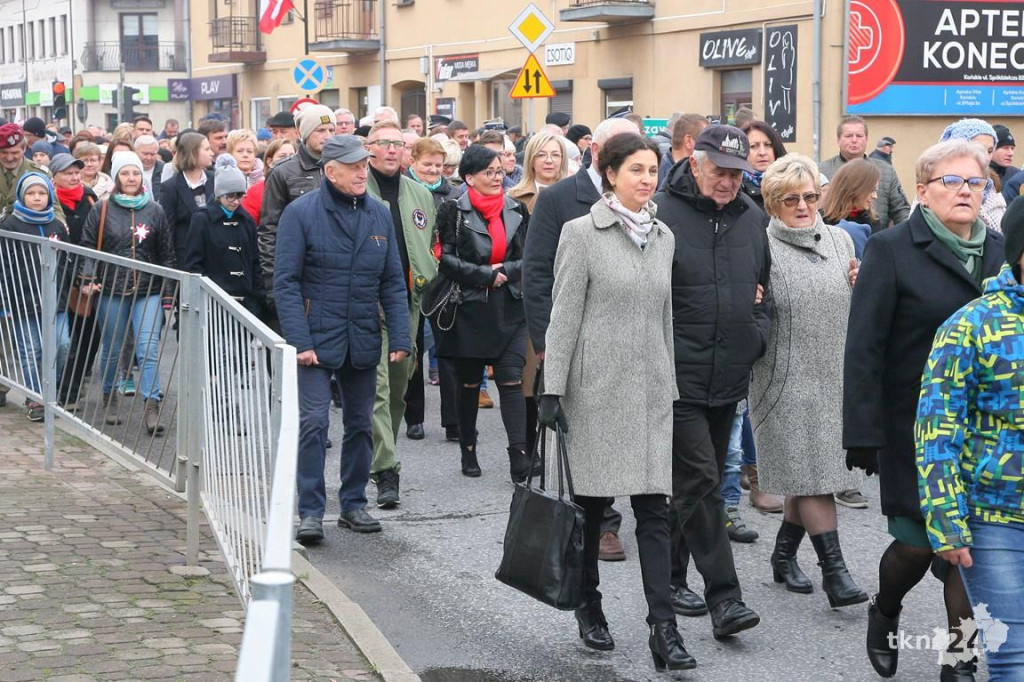 WIDEO: Konecczanie świętowali Dzień Niepodległości