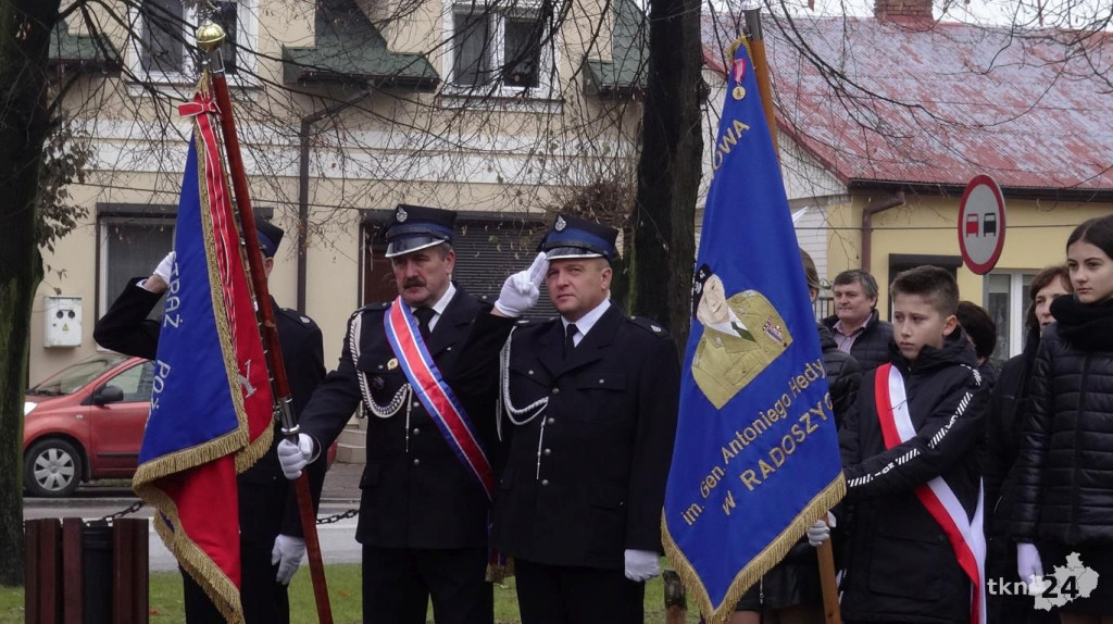 Wideo: Radoszyczanie uczcili 101. rocznicę odzyskania przez Polskę niepodległości